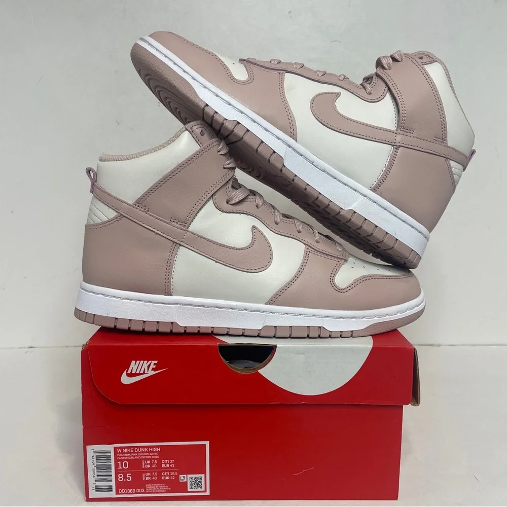 Nike Dunk High WMNS “Pink Oxford” 2022 - Picture 1 of 4